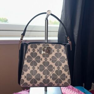 Kate Spade Black and Cream Mini Women's Bag